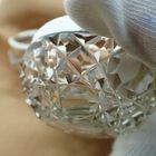 Image 5 of Crystal salt and pepper shaker set with silver rim | Vintage