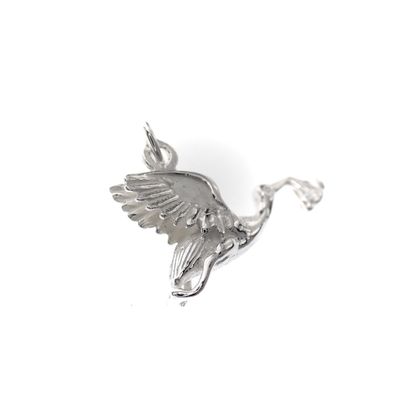Image 2 of Silver charm; Stork with baby