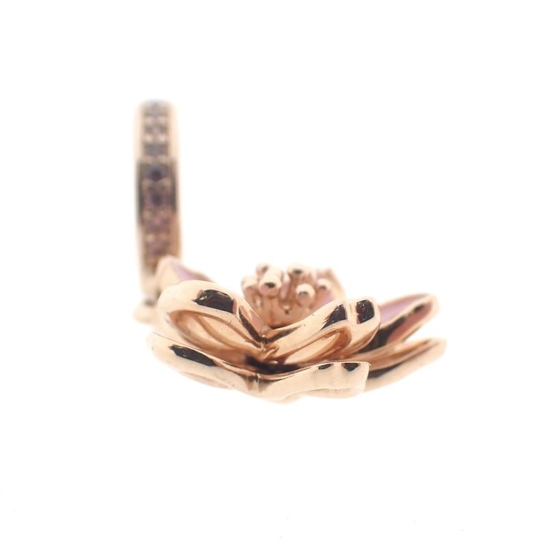 Image 5 of Pandora Moments dangling charm; Rose gold plated; Hanging Daisy
