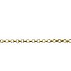 Image 7 of Gold jasseron link chain with fixed pendant