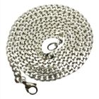 Image 3 of Silver gourmet link chain | 51.5 cm