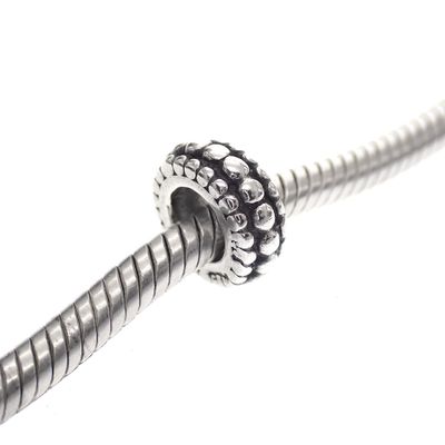 Image 2 of Pandora spacer; Silver; Beads