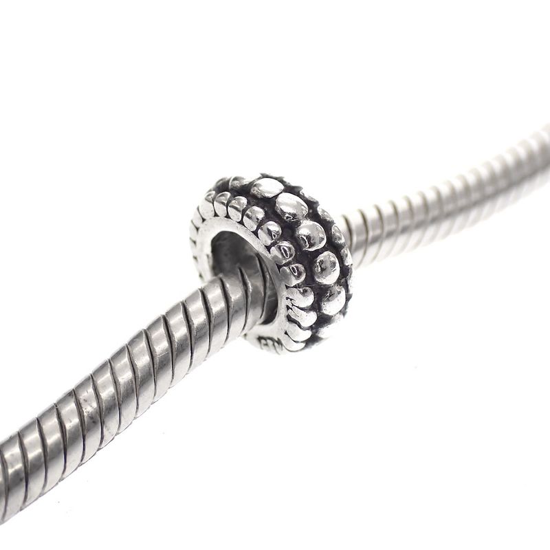 Image 2 of Pandora spacer; Silver; Beads