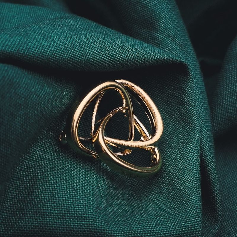 Image 7 of Vintage gold brooch