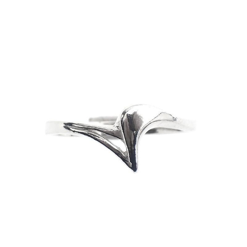 Image 3 of Silver ring with fantasy design