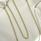 Image 7 of Gold gourmet link chain | 54 cm