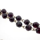 Image 3 of Antique garnet bracelet with gold decorative clasp