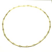 Golden fantasy necklace | Length 45 cm