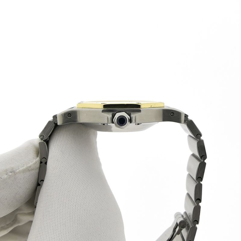 Image 5 of Cartier Santos Octagon Automatic 2966; 18k gold/steel watch