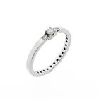 Image 1 of White gold ring with diamond | 0.16 ct. | Diamonde