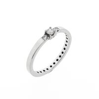 White gold ring with diamond | 0.16 ct. | Diamonde