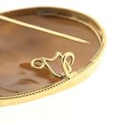 Image 6 of Antique gold brooch with cameo