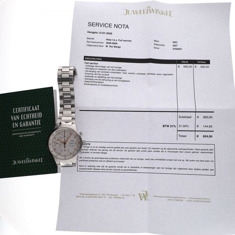 Image 13 of IWC GST Chronograph IW3707-013; Automatic Men's Watch