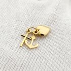 Image 7 of Gold pendant; Faith, hope, and love