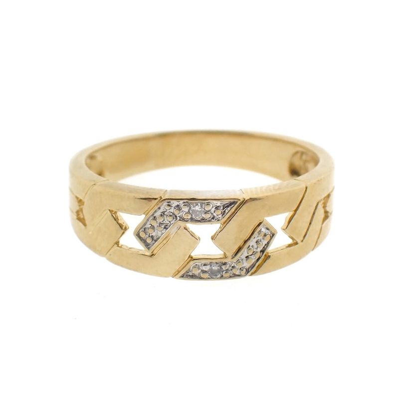 Image 5 of Gold ring with diamonds | 0.01 ct.