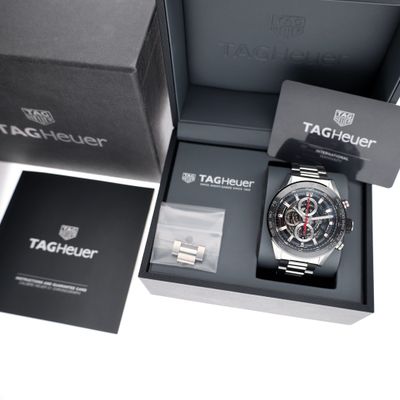 Image 2 of TAG Heuer Carrera 'Calibre 01' Chronograph CAR201U.BA0766; Automatic Men's Watch