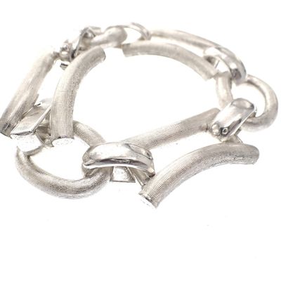 Image 2 of Heavy silver ladies bracelet