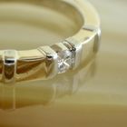 Image 6 of Two-tone gold ring with diamond