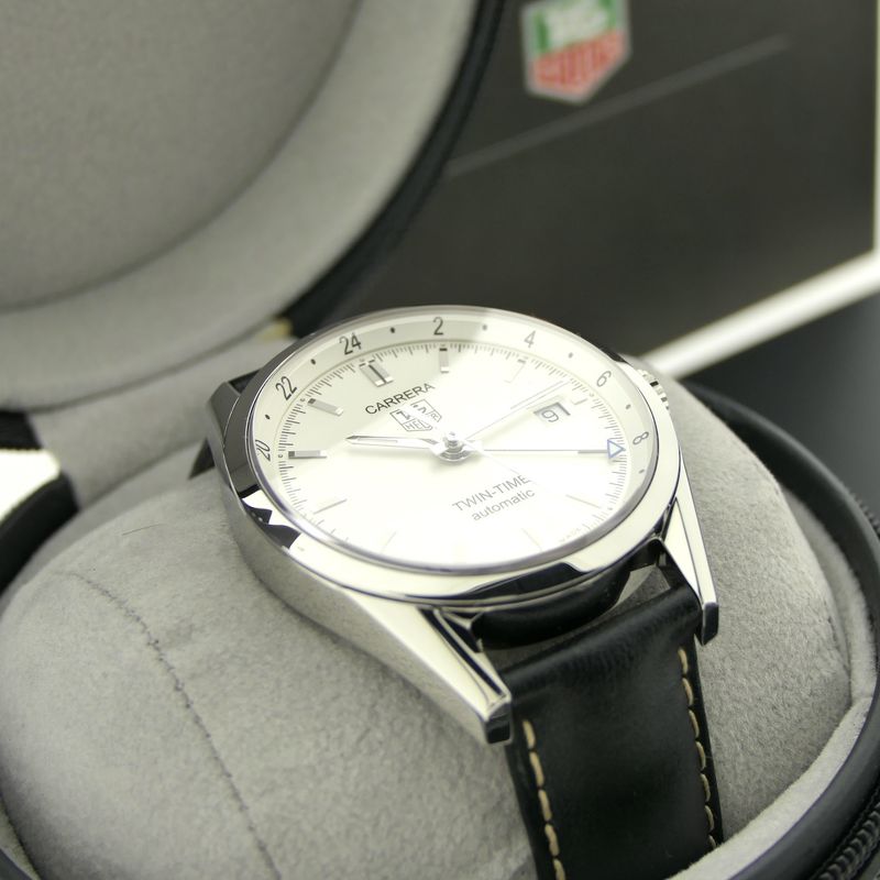 Image 9 of TAG Heuer Carrera Twin-Time WV2116; Automatic men's watch