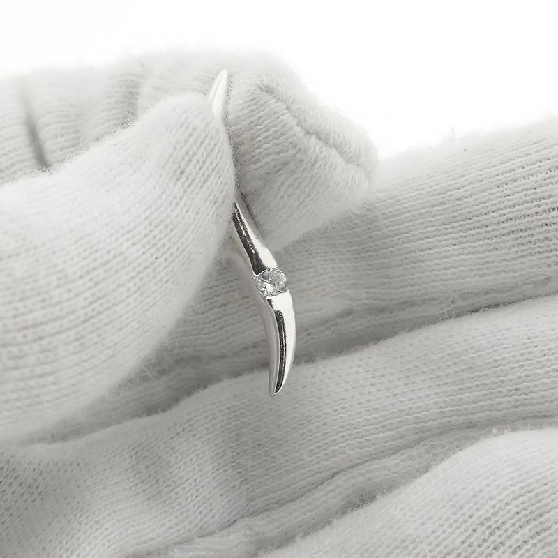 Image 7 of Silver pendant with zirconia