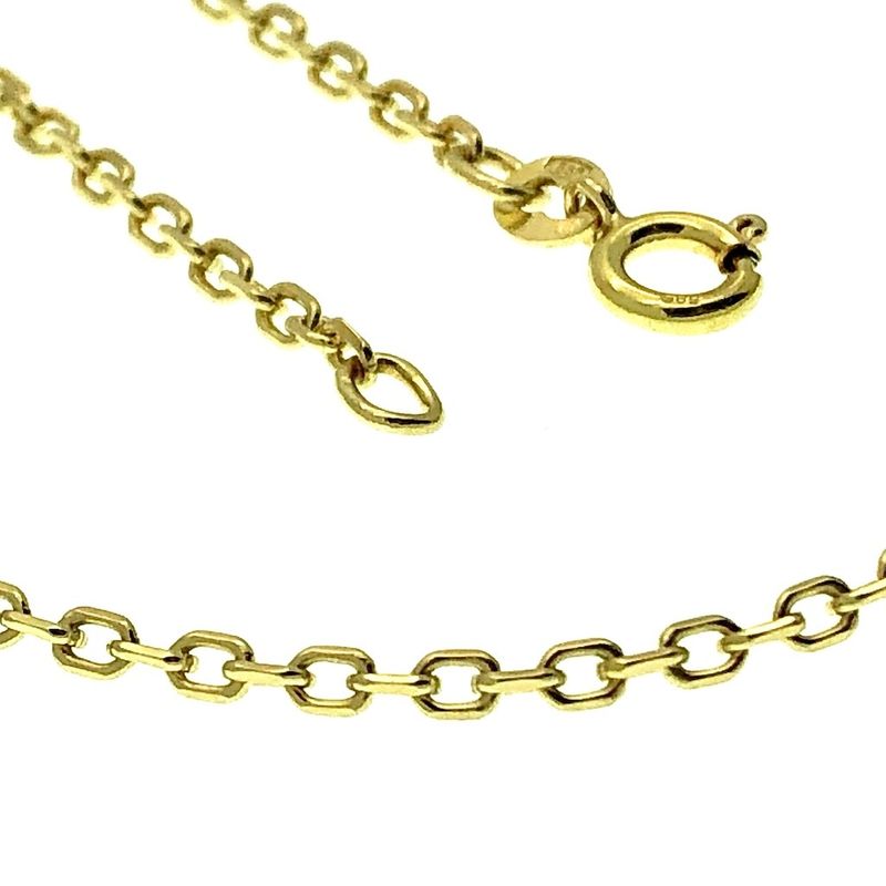 Image 2 of Gold anchor link chain | 61.5 cm