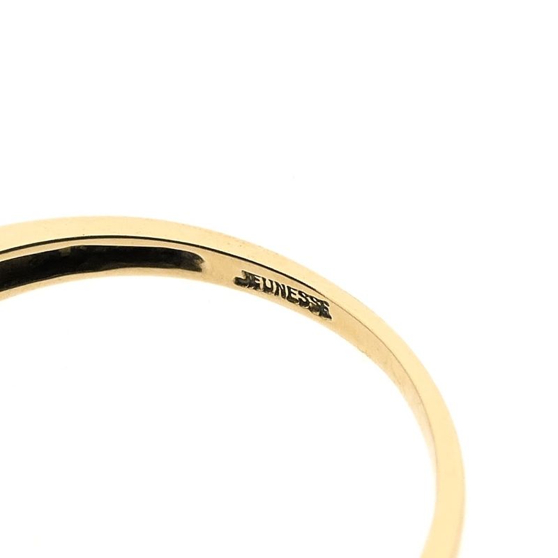 Image 9 of Gold ring with sapphire and diamond | 0.015 ct.