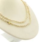 Image 3 of Vintage pearl necklace with gold clasp | 88 cm