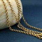 Image 2 of Gold anchor link necklace | 60 cm