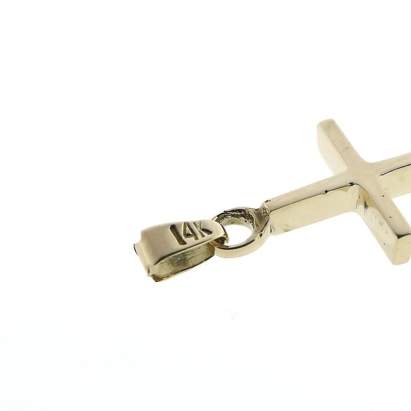 Image 4 of Gold pendant with a subtle cross