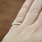 Image 4 of Gold alliance ring with zirconia