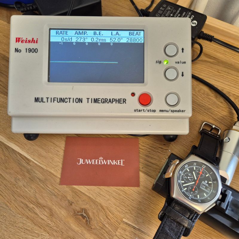 Image 15 of Tutima Military Chronograph 798-01; Automatic Men's Watch