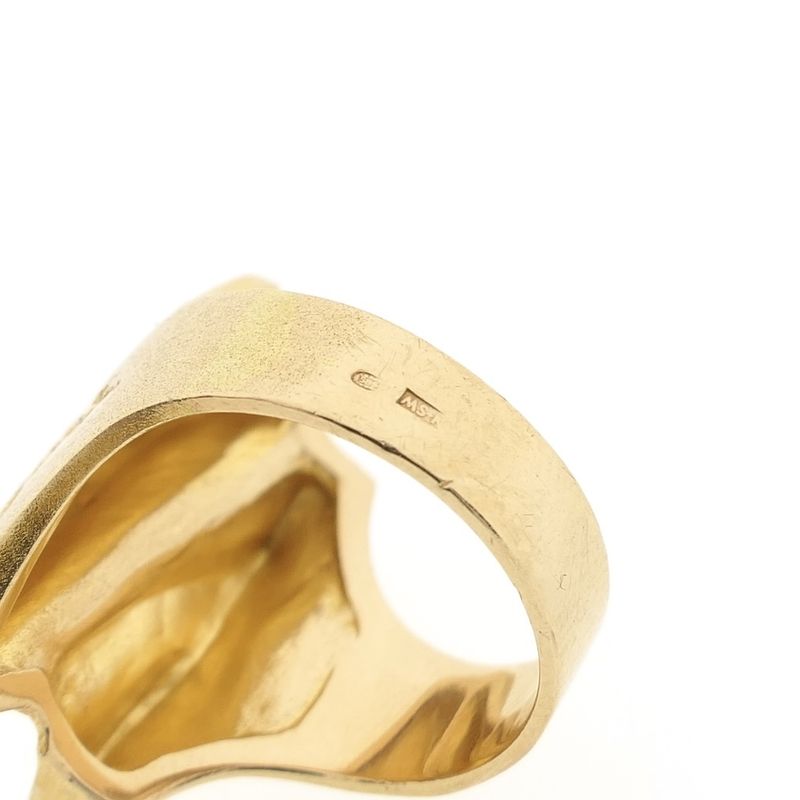 Image 9 of Golden Lapponia ring; Tourmaline river