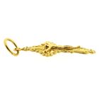 Image 6 of 21 carat antique gold pendant of a cross with a corpus | Filigree technique