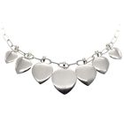 Image 2 of Silver anchor link necklace with hearts; ESPRIT
