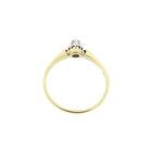 Image 9 of Gold ring with diamond | 0.08 ct.