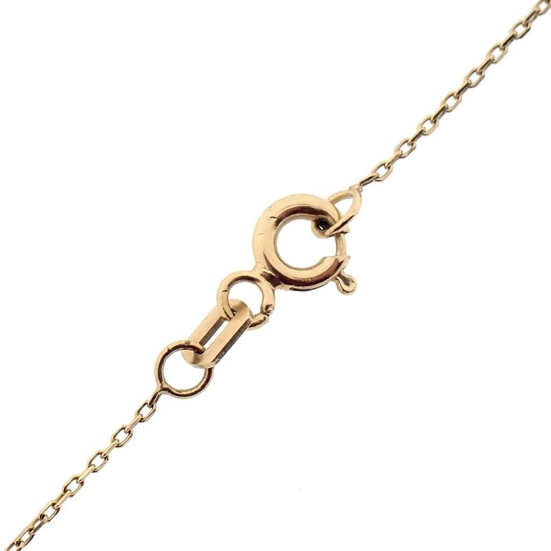 Image 8 of Gold anchor link chain with fixed pendant | 42 cm