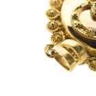 Image 11 of gold pendant of a hat bell