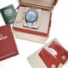 Image 20 of Omega Speedmaster 38 'Blue' 324.30.38.50.03.001; Chronograph watch (Full set 03-2025)