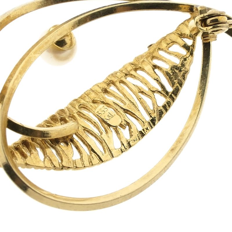 Image 7 of 8 carat brooch with pearl