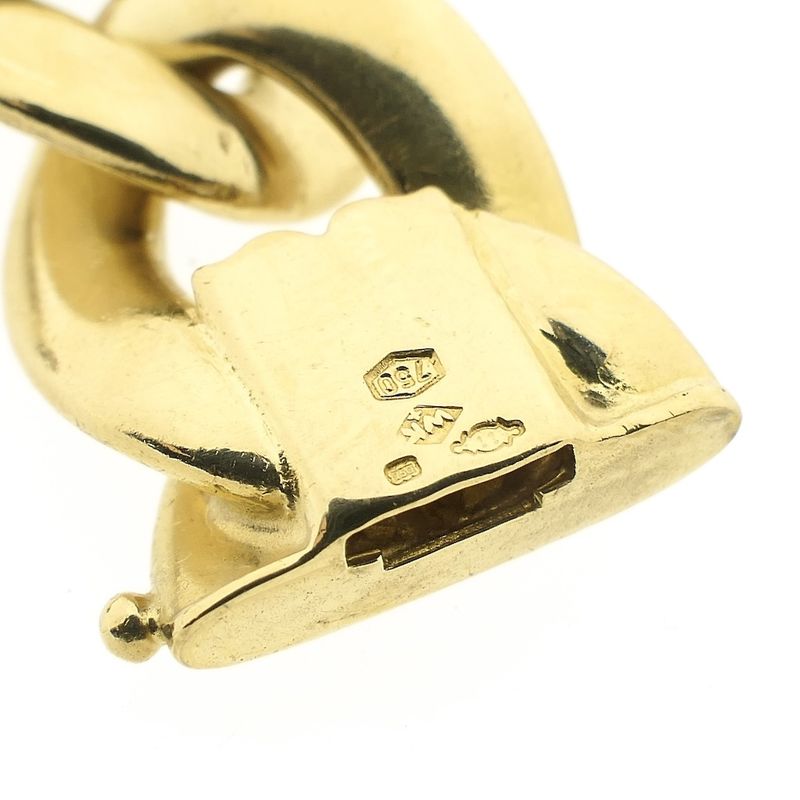 Image 6 of Robust gold gourmet link bracelet