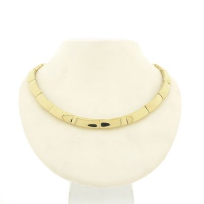 Image 1 of Solid gold women's necklace with bars