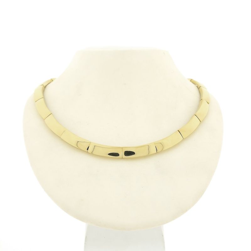 Image 1 of Solid gold women's necklace with bars