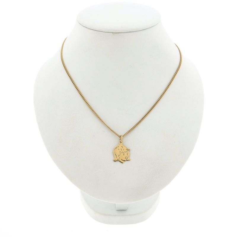 Image 6 of Gold pendant of a girl's child's head