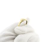 Image 8 of Gold solitaire ring with diamond; 0.04 ct.
