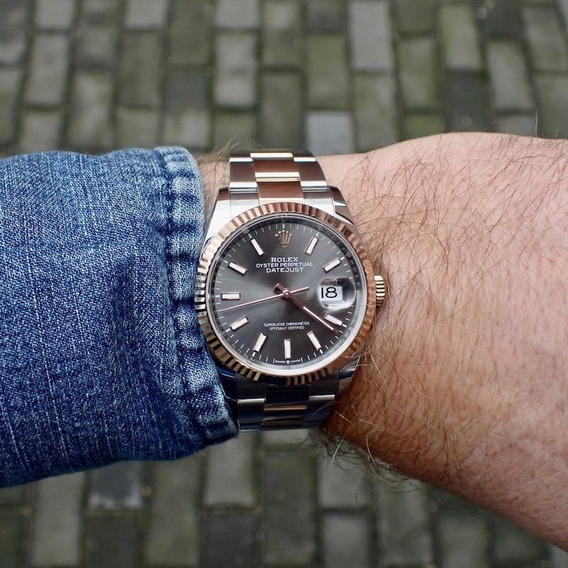 Image 15 of Rolex Datejust; Gold/steel men's watch