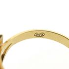 Image 7 of Gold ring with zirconia