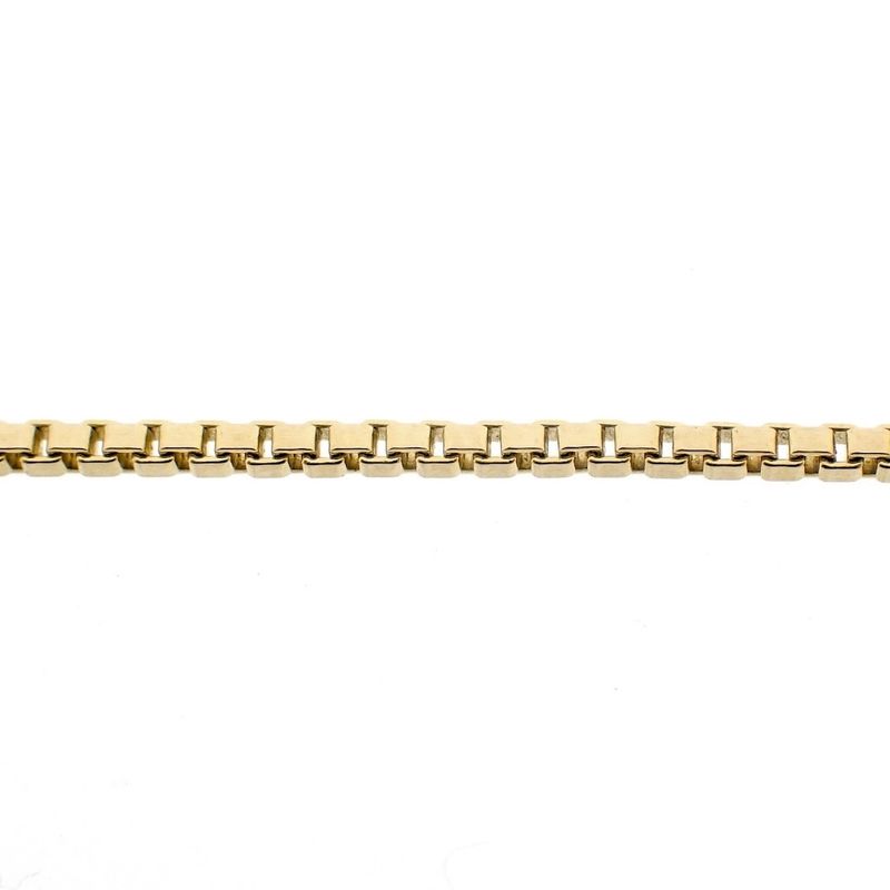 Image 6 of Long gold Venetian link necklace | 61 cm