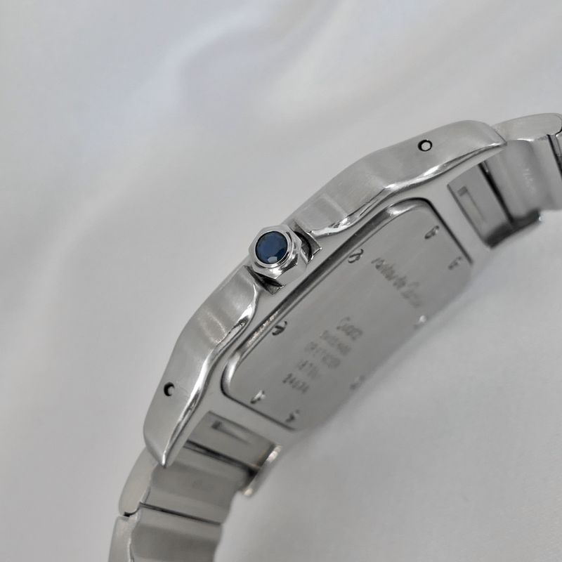 Image 17 of Cartier Santos Galbee; Gold/steel unisex watch