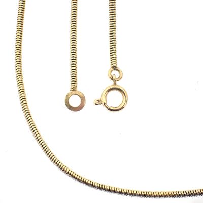 Image 1 of 18 carat snake link chain | 50 cm