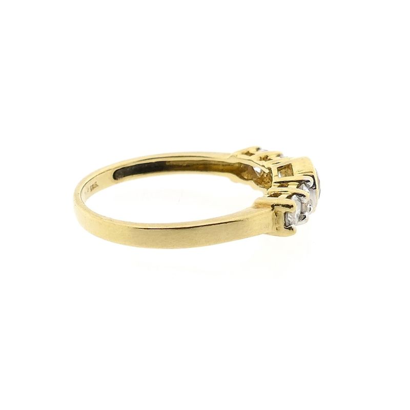Afbeelding 7 van Gouden rijring met zirconia